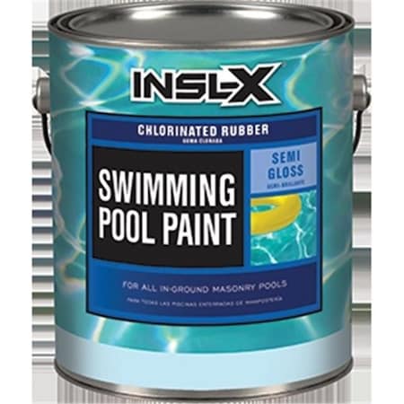 Insl-X Products Insl-x Products CR 2610 White Chlorinated Rubber Pool Paint - 1 Gallon 17060